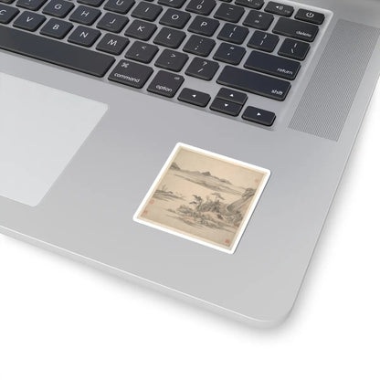 Wang Jian - Landscapes in the styles of ancient masters - 17th century v15 - STICKER Vinyl Kiss-Cut Decal