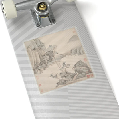 Wang Jian - Landscapes in the styles of ancient masters - 17th century v17 - STICKER Vinyl Kiss-Cut Decal