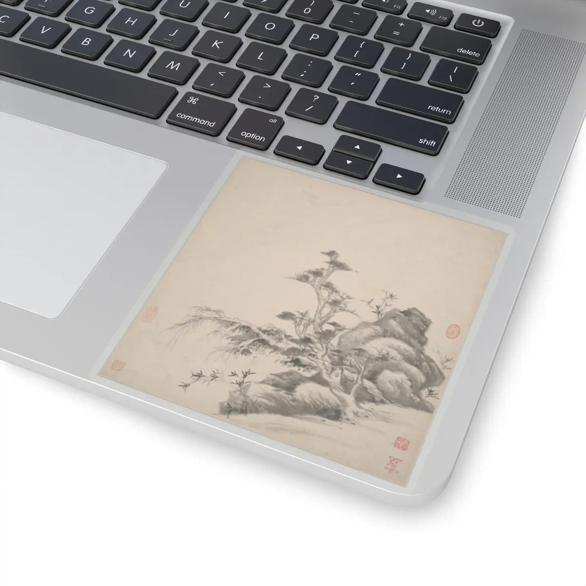 Wang Jian - Landscapes in the styles of ancient masters - 17th century v19 - STICKER Vinyl Kiss-Cut Decal