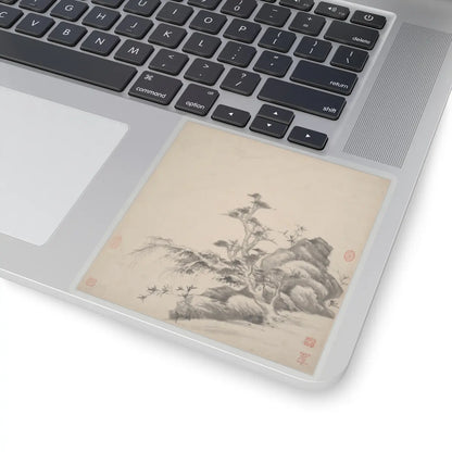 Wang Jian - Landscapes in the styles of ancient masters - 17th century v19 - STICKER Vinyl Kiss-Cut Decal