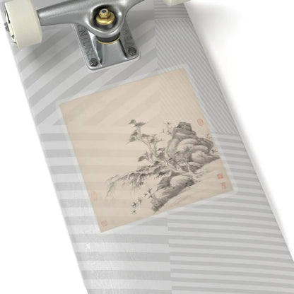 Wang Jian - Landscapes in the styles of ancient masters - 17th century v19 - STICKER Vinyl Kiss-Cut Decal