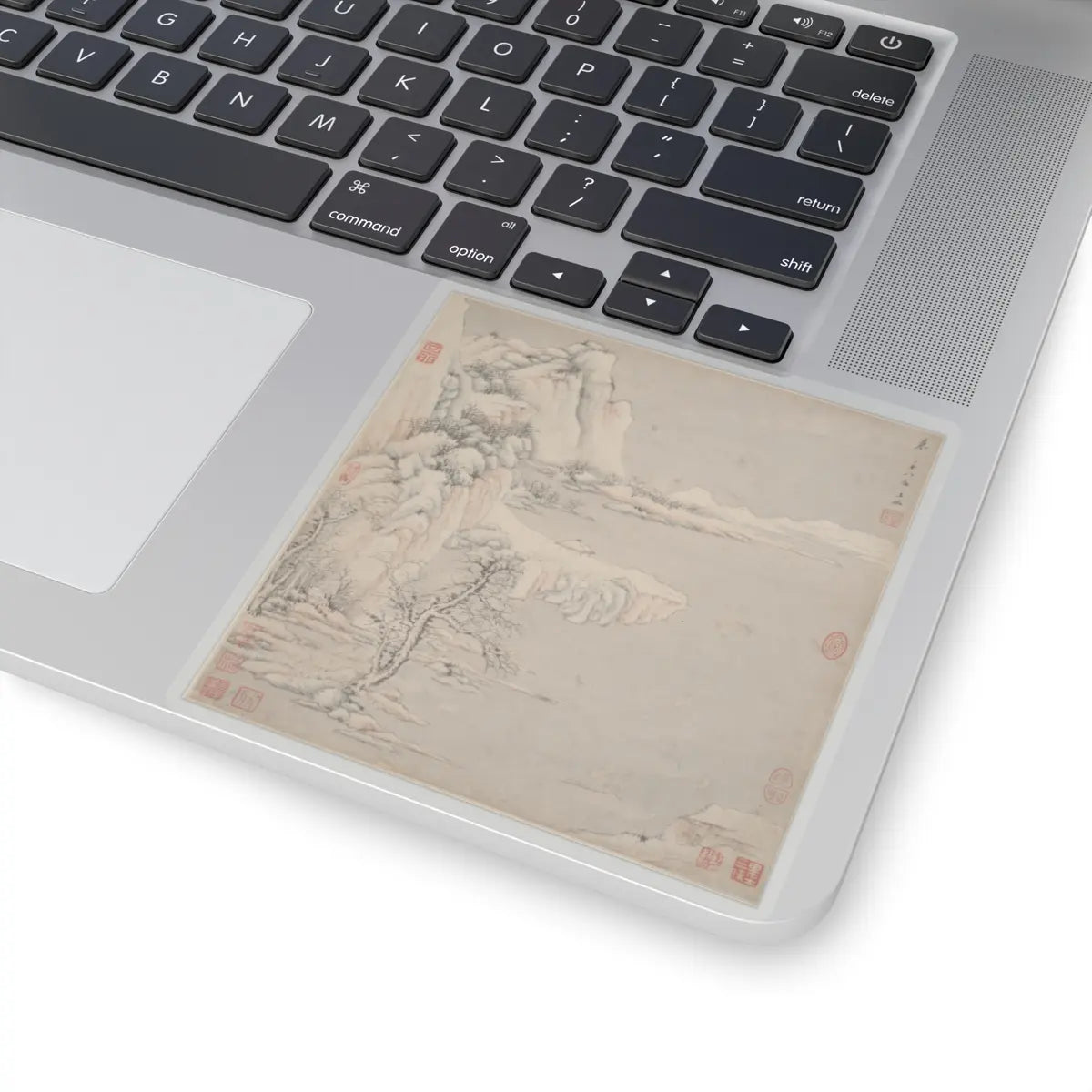 Wang Jian - Landscapes in the styles of ancient masters - 17th century v20 - STICKER Vinyl Kiss-Cut Decal
