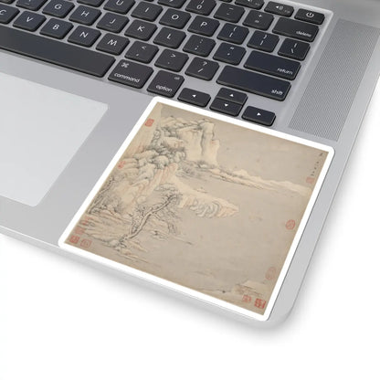Wang Jian - Landscapes in the styles of ancient masters - 17th century v20 - STICKER Vinyl Kiss-Cut Decal