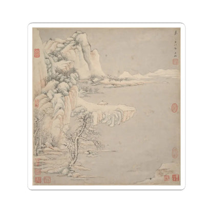 Wang Jian - Landscapes in the styles of ancient masters - 17th century v20 - STICKER Vinyl Kiss-Cut Decal