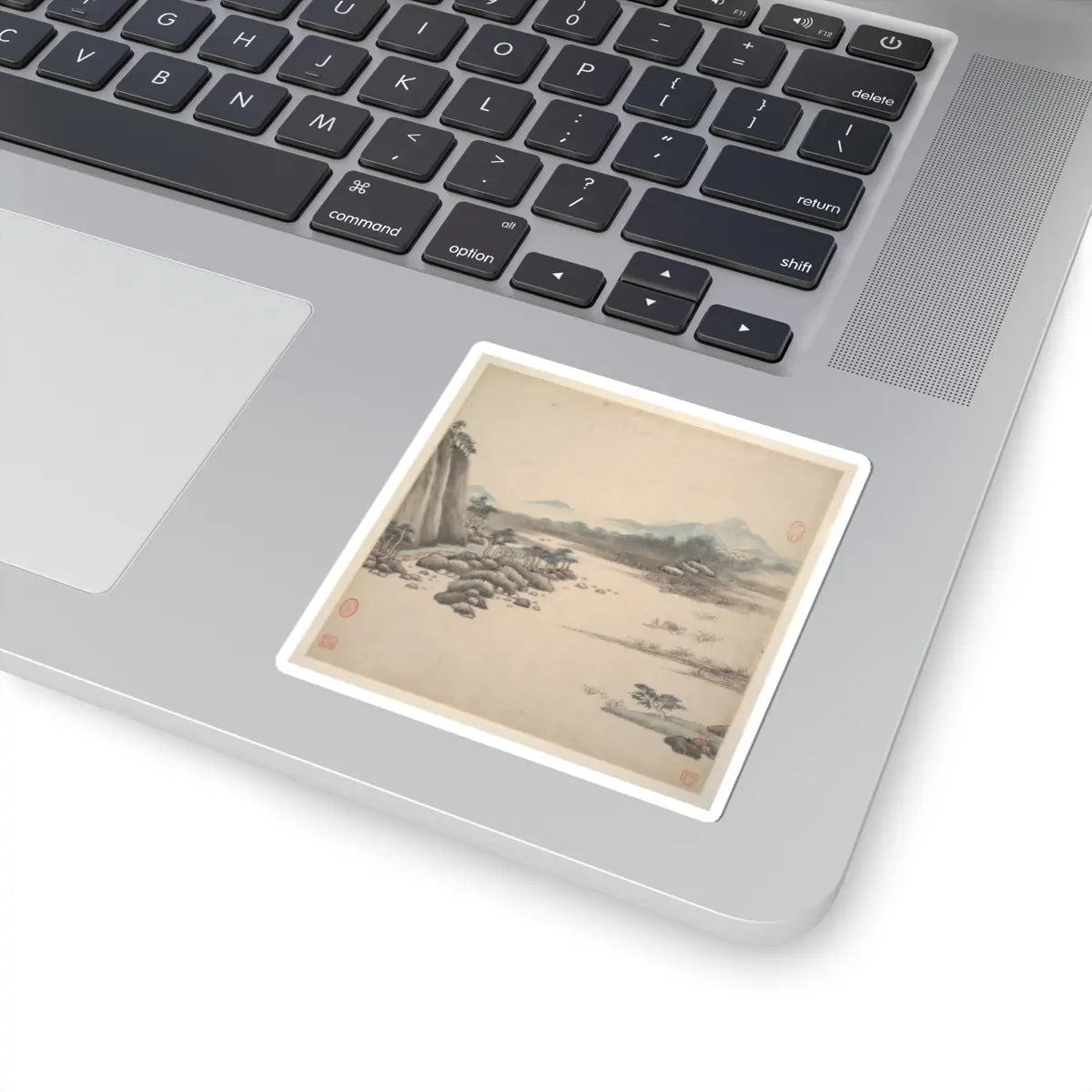 Wang Jian - Landscapes in the styles of ancient masters - 17th century v6 - STICKER Vinyl Kiss-Cut Decal