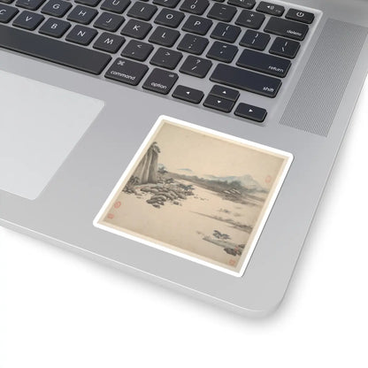 Wang Jian - Landscapes in the styles of ancient masters - 17th century v6 - STICKER Vinyl Kiss-Cut Decal