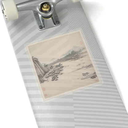 Wang Jian - Landscapes in the styles of ancient masters - 17th century v6 - STICKER Vinyl Kiss-Cut Decal
