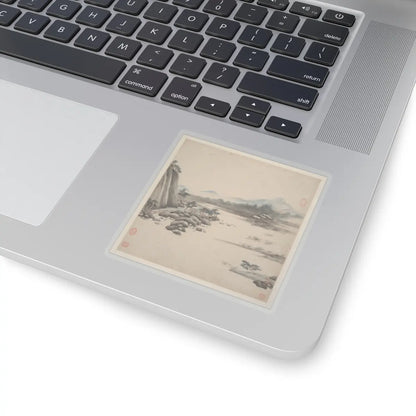 Wang Jian - Landscapes in the styles of ancient masters - 17th century v6 - STICKER Vinyl Kiss-Cut Decal