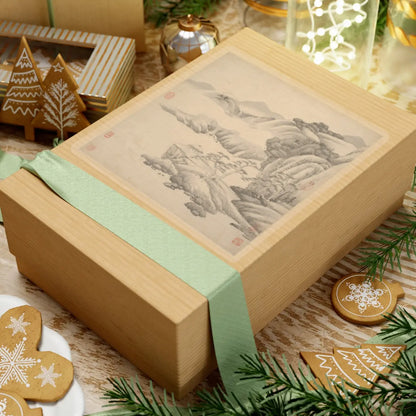 Wang Jian - Landscapes in the styles of ancient masters - 17th century v8 - STICKER Vinyl Kiss-Cut Decal
