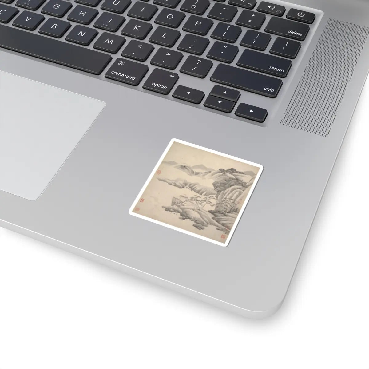 Wang Jian - Landscapes in the styles of ancient masters - 17th century v8 - STICKER Vinyl Kiss-Cut Decal