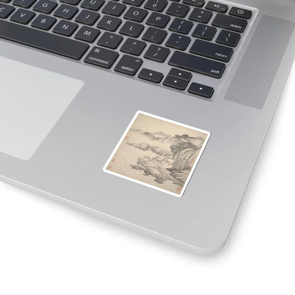 Wang Jian - Landscapes in the styles of ancient masters - 17th century v8 - STICKER Vinyl Kiss-Cut Decal