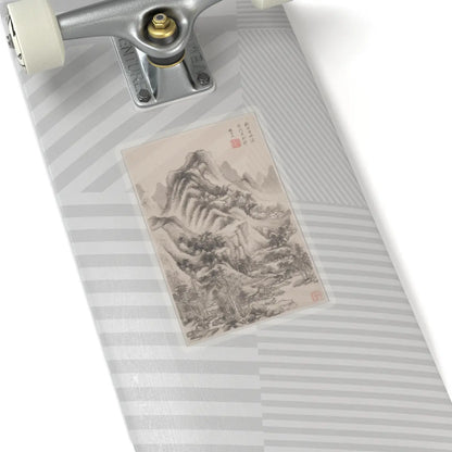 Wang Jian - Landscapes in the styles of old masters - dated 1668 v1 - STICKER Vinyl Kiss-Cut Decal