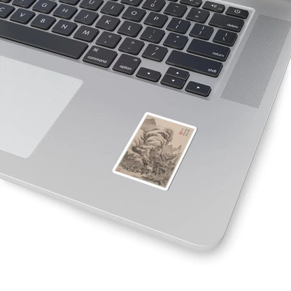 Wang Jian - Landscapes in the styles of old masters - dated 1668 v10 - STICKER Vinyl Kiss-Cut Decal