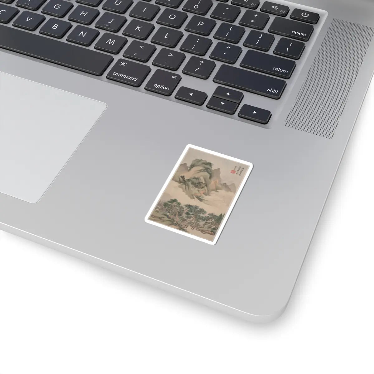 Wang Jian - Landscapes in the styles of old masters - dated 1668 v6 - STICKER Vinyl Kiss-Cut Decal