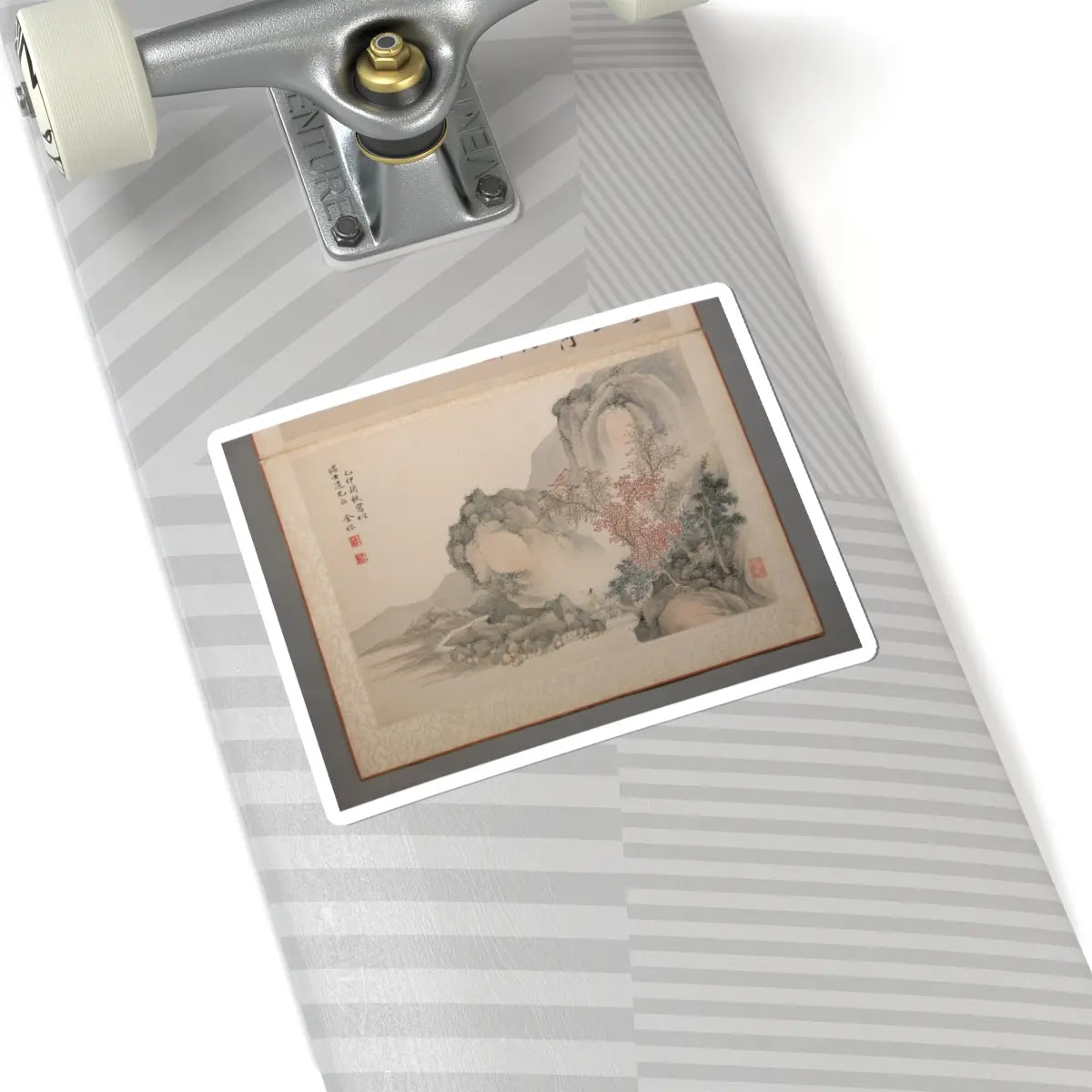 Wang Jian - Landscapes Painted for Wang Kui - 1674–76 v10 - STICKER Vinyl Kiss-Cut Decal