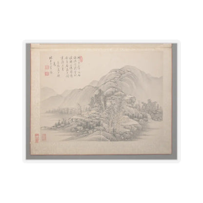 Wang Jian - Landscapes Painted for Wang Kui - 1674–76 v6 - STICKER Vinyl Kiss-Cut Decal