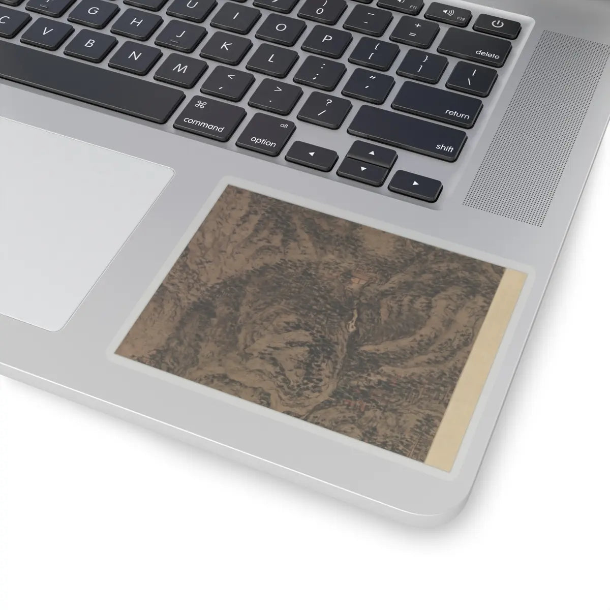 Wang Meng - Simple Retreat - ca. 1370 v5 - STICKER Vinyl Kiss-Cut Decal