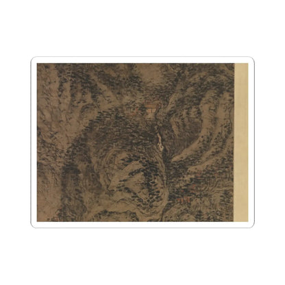 Wang Meng - Simple Retreat - ca. 1370 v5 - STICKER Vinyl Kiss-Cut Decal