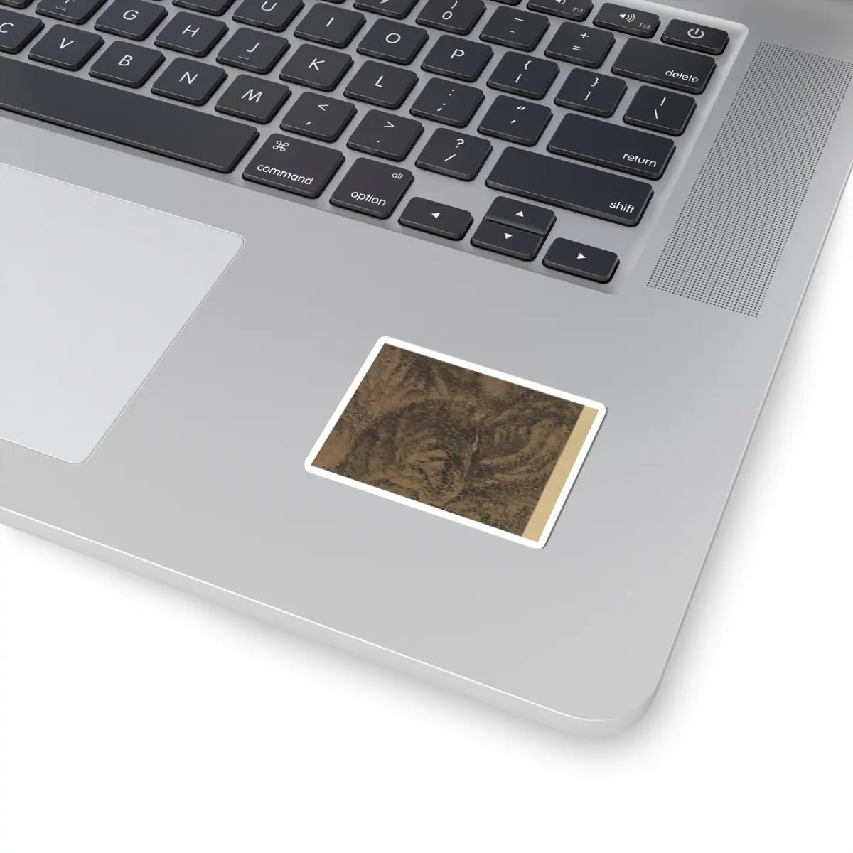 Wang Meng - Simple Retreat - ca. 1370 v5 - STICKER Vinyl Kiss-Cut Decal