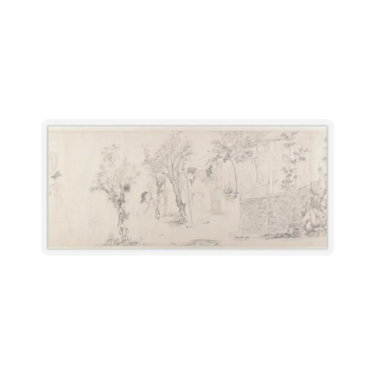 Wang Shanggong - Paragons of Loyalty and Filial Piety - 1593 v11 - STICKER Vinyl Kiss-Cut Decal