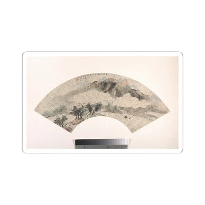 Wang Tingru - Landscape - 19th century - STICKER Vinyl Kiss-Cut Decal