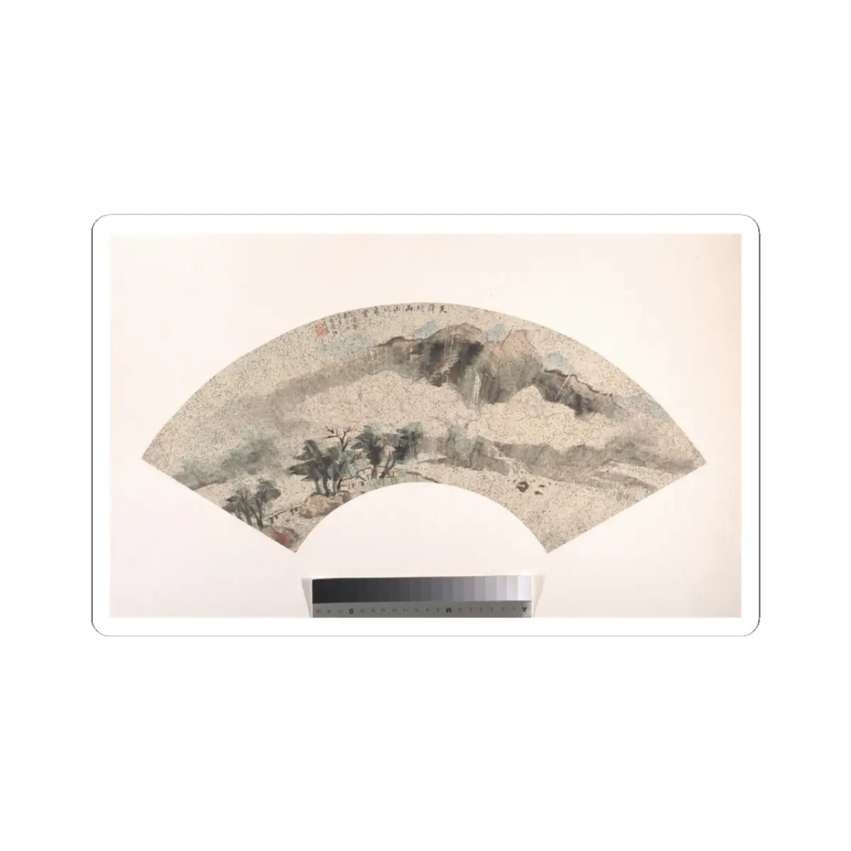 Wang Tingru - Landscape - 19th century - STICKER Vinyl Kiss-Cut Decal