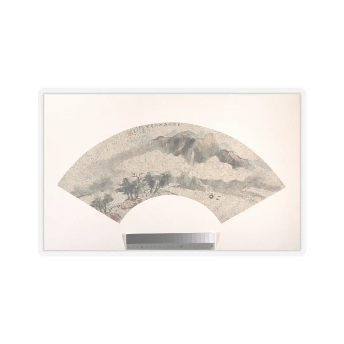 Wang Tingru - Landscape - 19th century - STICKER Vinyl Kiss-Cut Decal