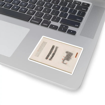 Wang Xuehao - Presenting the Tripod - 1803 v11 - STICKER Vinyl Kiss-Cut Decal