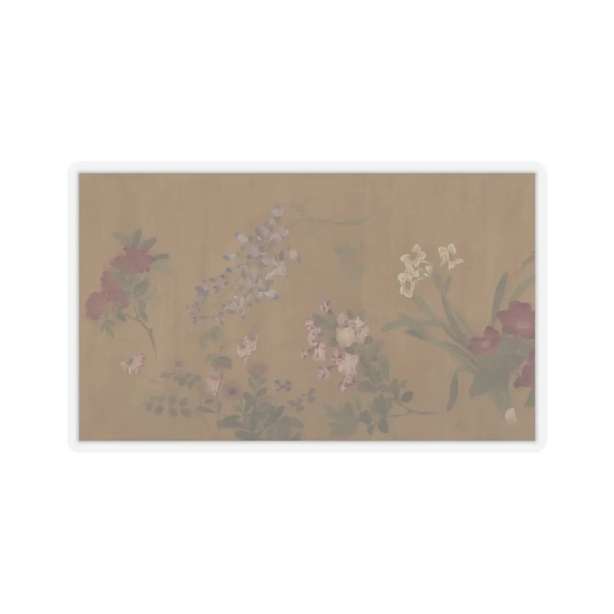 Wang Yuan - The Hundred Flowers - unknown v1 - STICKER Vinyl Kiss-Cut Decal