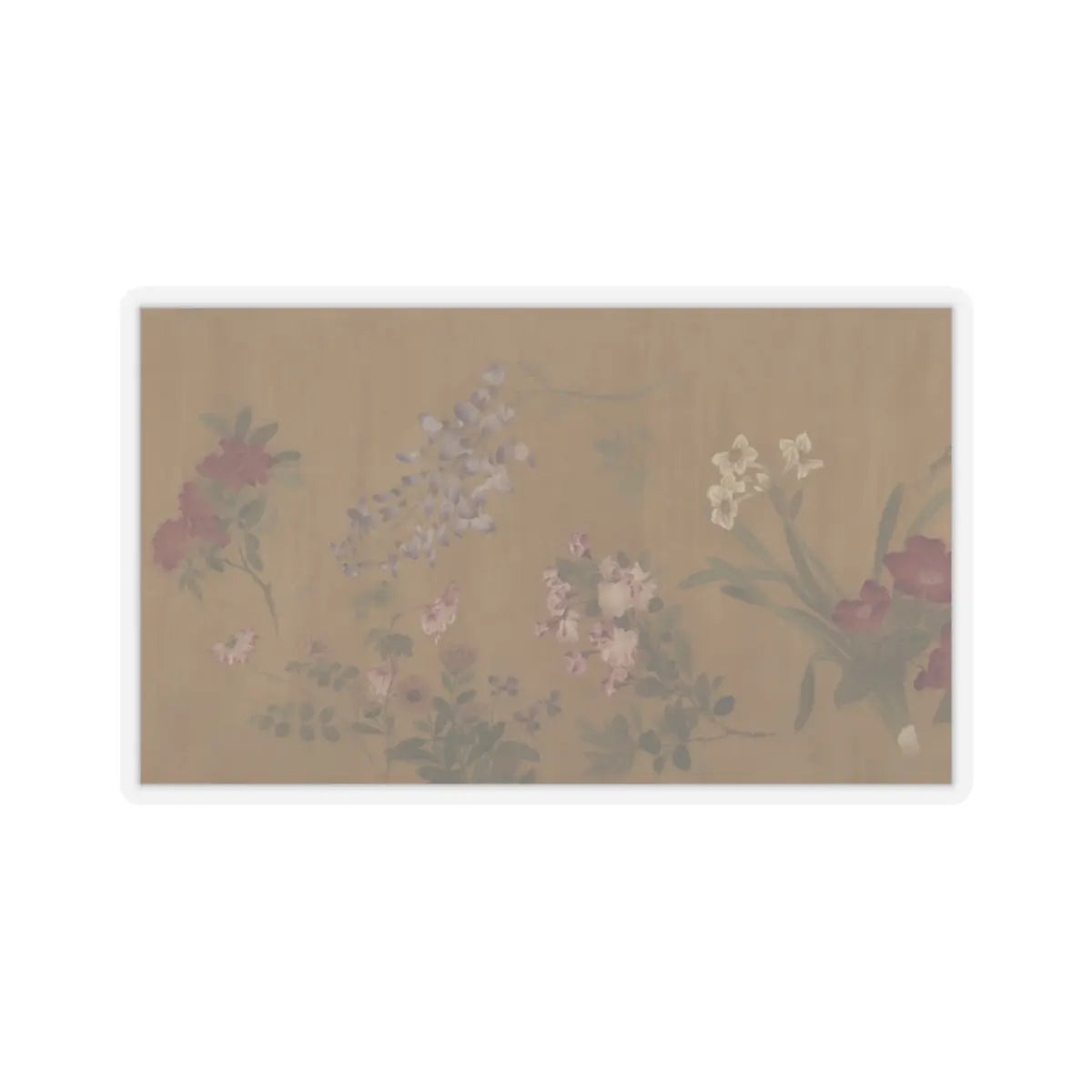 Wang Yuan - The Hundred Flowers - unknown v1 - STICKER Vinyl Kiss-Cut Decal