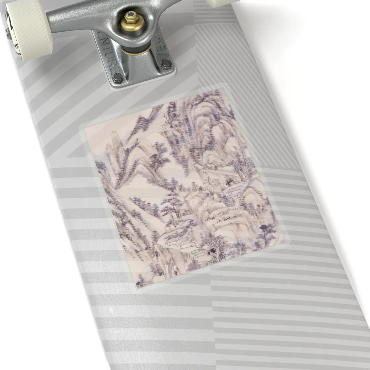 Wang Yuanqi - Landscape for Zhanting - dated 1710 v3 - STICKER Vinyl Kiss-Cut Decal