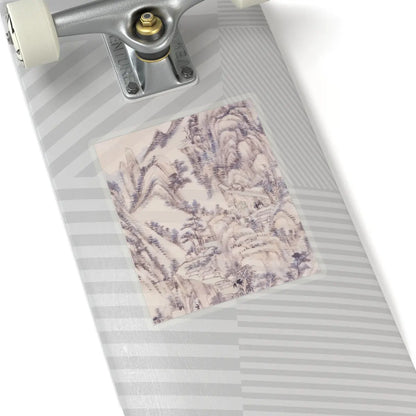 Wang Yuanqi - Landscape for Zhanting - dated 1710 v3 - STICKER Vinyl Kiss-Cut Decal
