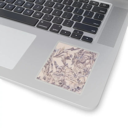Wang Yuanqi - Landscape for Zhanting - dated 1710 v3 - STICKER Vinyl Kiss-Cut Decal