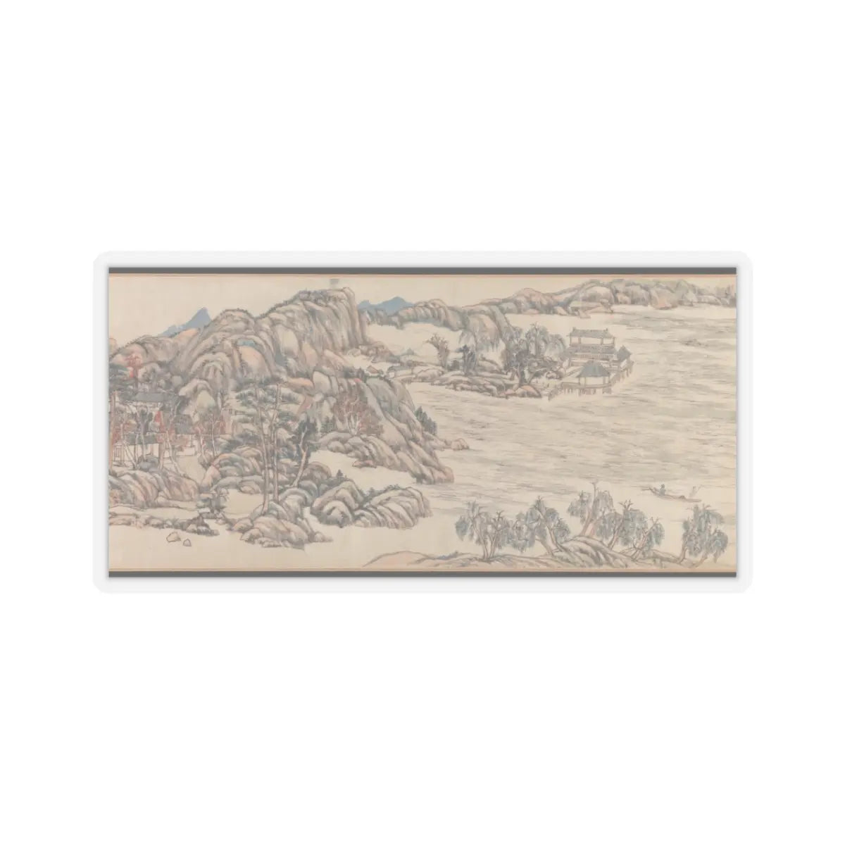 Wang Yuanqi - Wangchuan Villa - dated 1711 v12 - STICKER Vinyl Kiss-Cut Decal