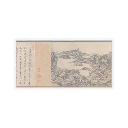Wang Yuanqi - Wangchuan Villa - dated 1711 v14 - STICKER Vinyl Kiss-Cut Decal