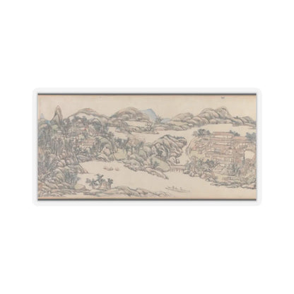 Wang Yuanqi - Wangchuan Villa - dated 1711 v8 - STICKER Vinyl Kiss-Cut Decal