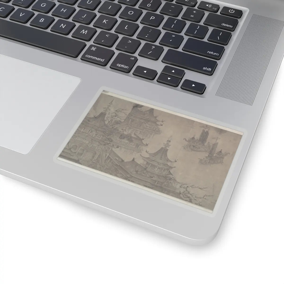Wang Zhenpeng - The Daming Palace - early 15th century v1 - STICKER Vinyl Kiss-Cut Decal