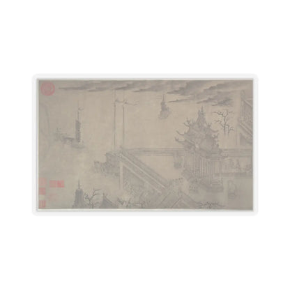 Wang Zhenpeng - The Daming Palace - early 15th century v18 - STICKER Vinyl Kiss-Cut Decal