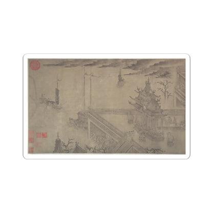 Wang Zhenpeng - The Daming Palace - early 15th century v18 - STICKER Vinyl Kiss-Cut Decal