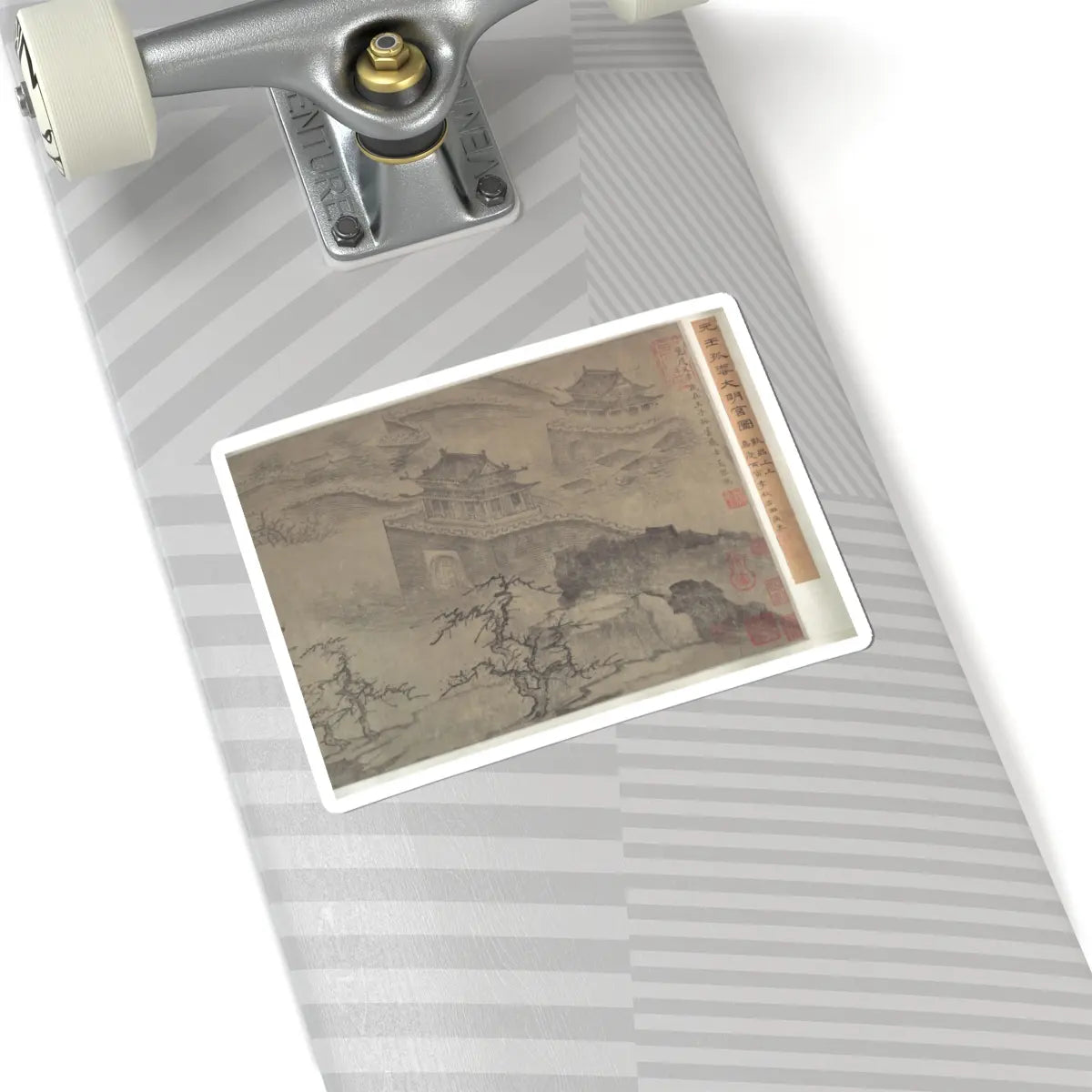 Wang Zhenpeng - The Daming Palace - early 15th century v2 - STICKER Vinyl Kiss-Cut Decal