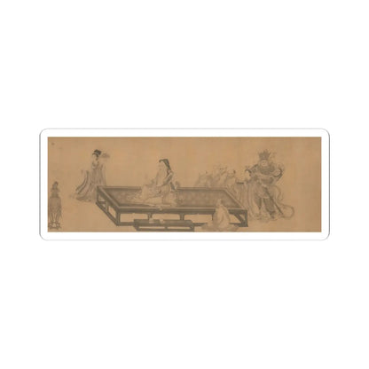 Wang Zhenpeng - Vimalakirti and the Doctrine of Nonduality - dated 1308 v1 - STICKER Vinyl Kiss-Cut Decal