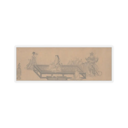 Wang Zhenpeng - Vimalakirti and the Doctrine of Nonduality - dated 1308 v1 - STICKER Vinyl Kiss-Cut Decal