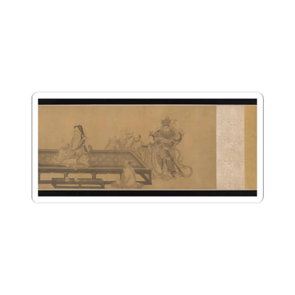 Wang Zhenpeng - Vimalakirti and the Doctrine of Nonduality - dated 1308 v5 - STICKER Vinyl Kiss-Cut Decal