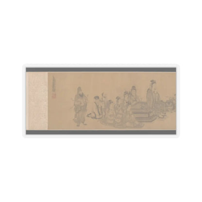 Wang Zhenpeng - Vimalakirti and the Doctrine of Nonduality - dated 1308 v7 - STICKER Vinyl Kiss-Cut Decal