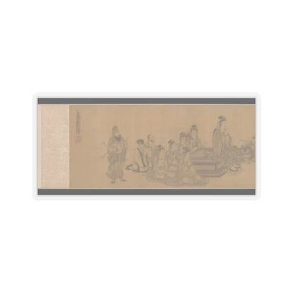 Wang Zhenpeng - Vimalakirti and the Doctrine of Nonduality - dated 1308 v7 - STICKER Vinyl Kiss-Cut Decal