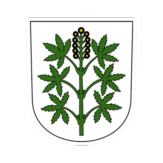 Wangen-Brüttisellen-blazon (Switzerland) (Coat of Arms) STICKER Vinyl Kiss-Cut Decal 2 Inch White - The Sticker Space