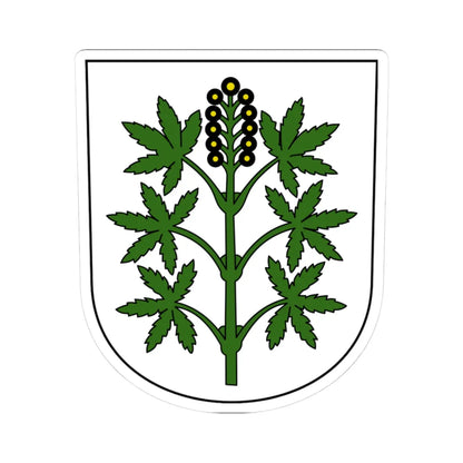 Wangen-Brüttisellen-blazon (Switzerland) (Coat of Arms) STICKER Vinyl Kiss-Cut Decal 3 Inch White - The Sticker Space