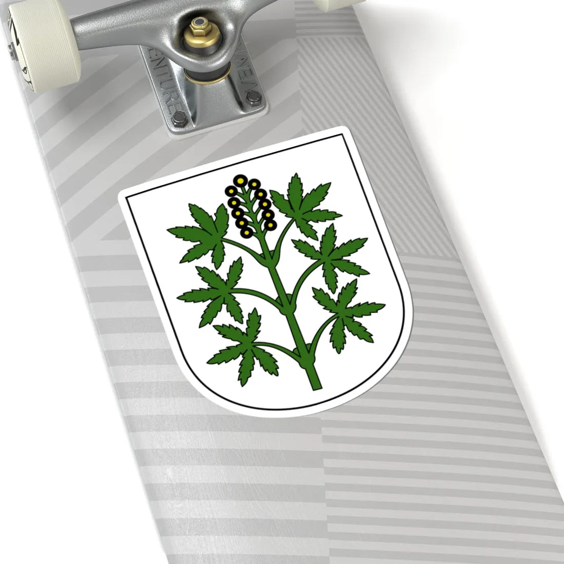 Wangen-Brüttisellen-blazon (Switzerland) (Coat of Arms) STICKER Vinyl Kiss-Cut Decal - The Sticker Space