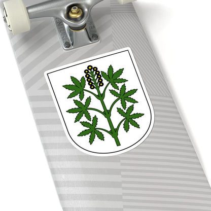 Wangen-Brüttisellen-blazon (Switzerland) (Coat of Arms) STICKER Vinyl Kiss-Cut Decal - The Sticker Space