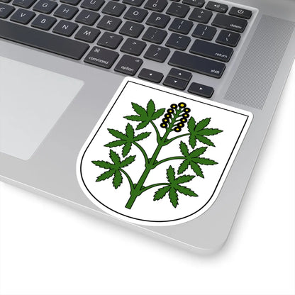 Wangen-Brüttisellen-blazon (Switzerland) (Coat of Arms) STICKER Vinyl Kiss-Cut Decal - The Sticker Space